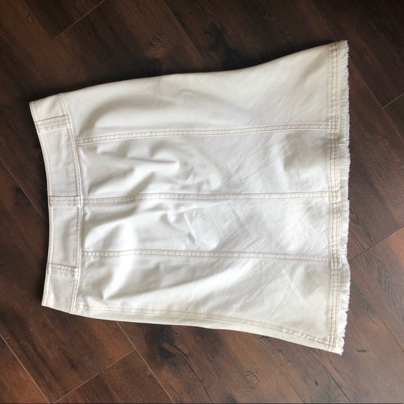 Etcetera White Jean skirt - Picture 2 of 3